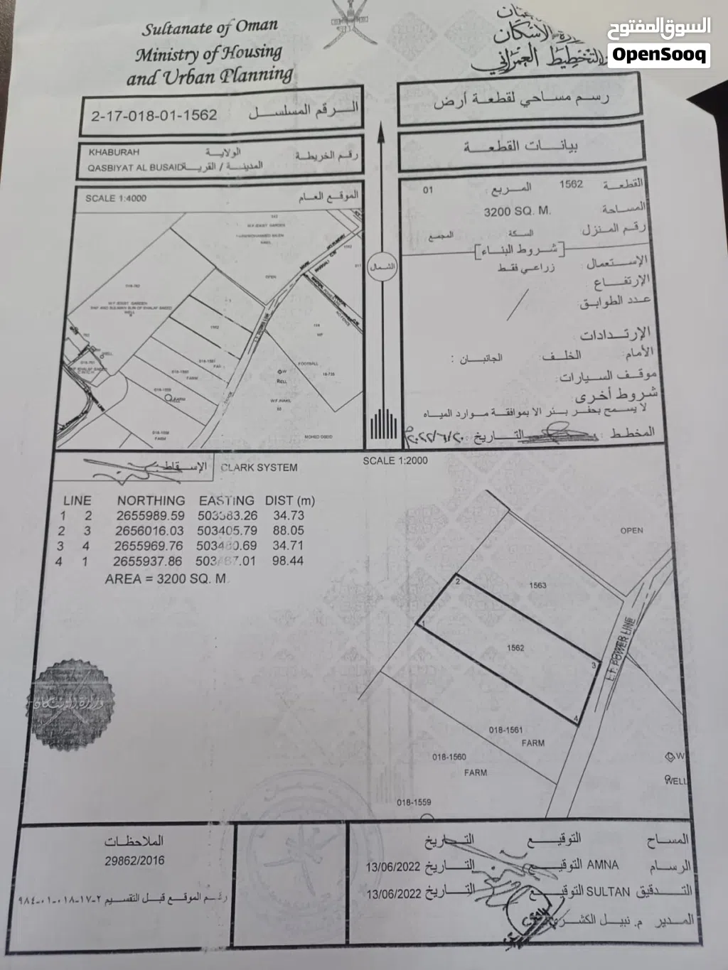 مزرعة للبيع