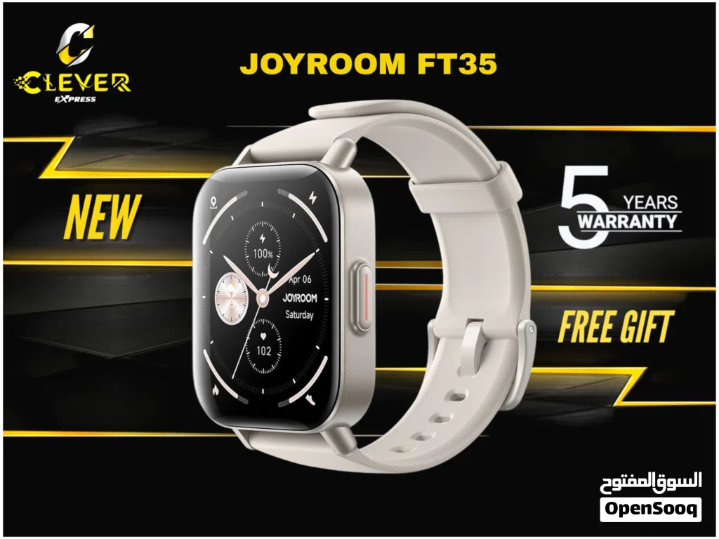 جديدة الان ساعة جوي رووم بافضل سعر//⁦⁦JOYROOM⁩⁩ ⁦⁦SMART⁩⁩ ⁦⁦WATCH⁩⁩ ⁦⁦FT3S⁩⁩