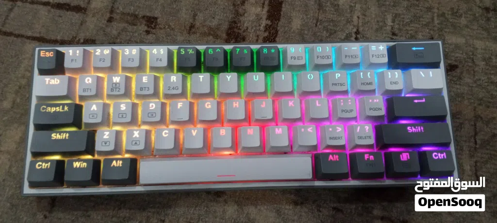 كيبورد مستعمل نضيف RedDragon k616 fizz pro
