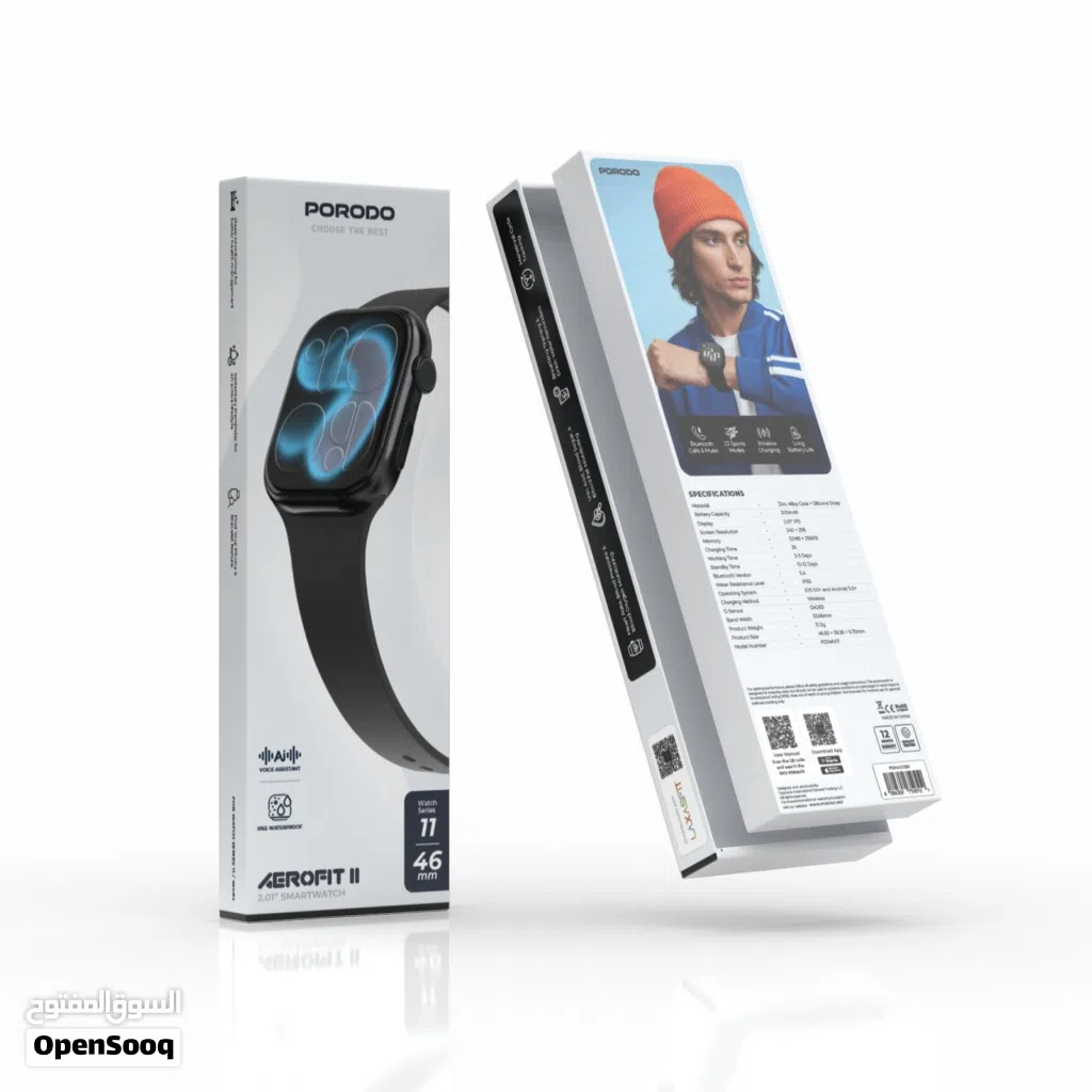 PORODO AEROFIT II – ساعة ذكية بتصميم مشابه لساعات Apple