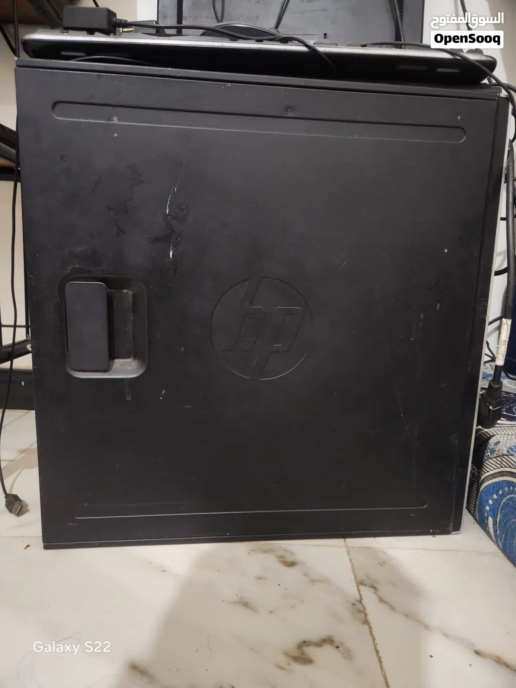 جهاز HP core i5 الرام 16 كرت شاشه خارجي 1 جيجا هارد سامسونج ssd 128 وهارد HDD 512 يدعم جرافيكس