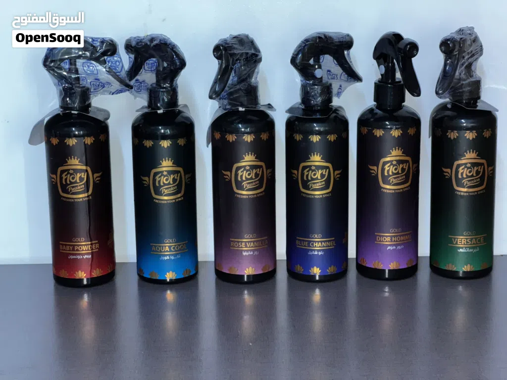 معطر جو بالروائح الفرنسية. معطر جو ومفروشات معطر سيارة معطر للأسطح والأرضيات **البيع بالجملة فقط