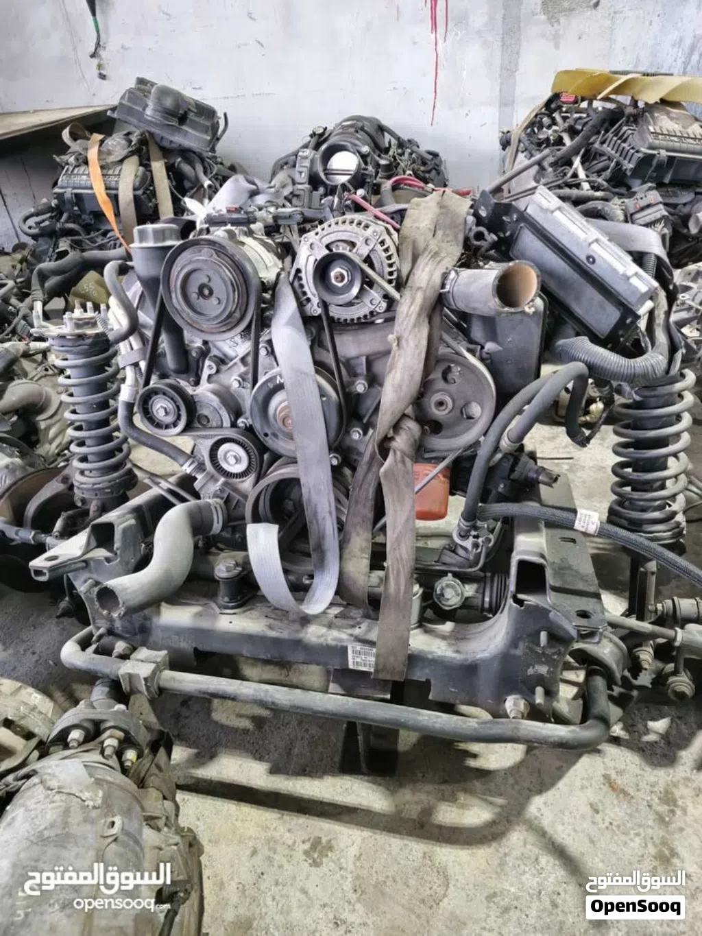 مكينة جيب جراند شيروكي 6 سلندر 3.7 موديل 2012 امريكي وارد قطع غيار Jeep Cherokee engine spare parts