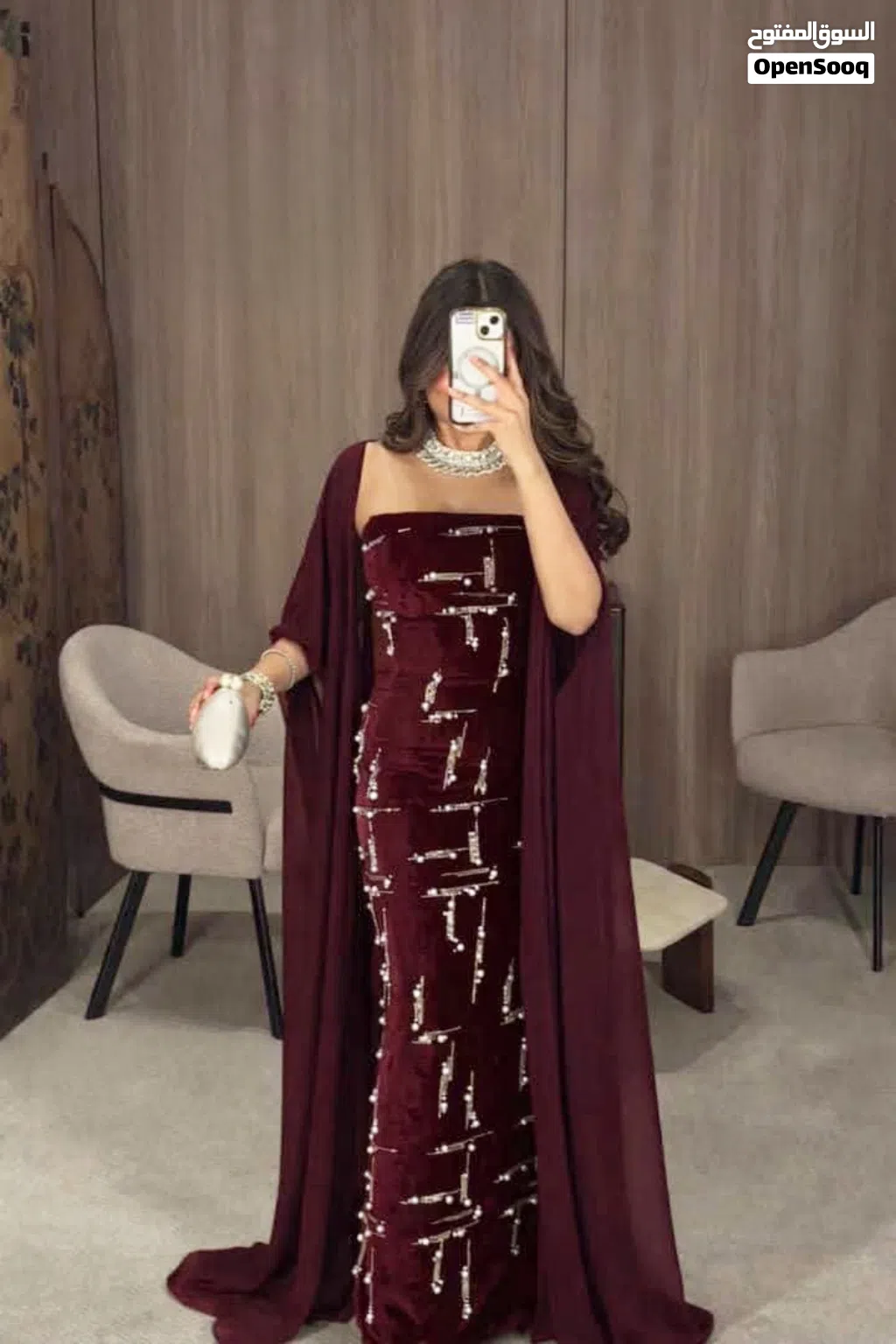 فساتين حريمي طويل راقي موديل تركي رروعه يليس لا وزن 75