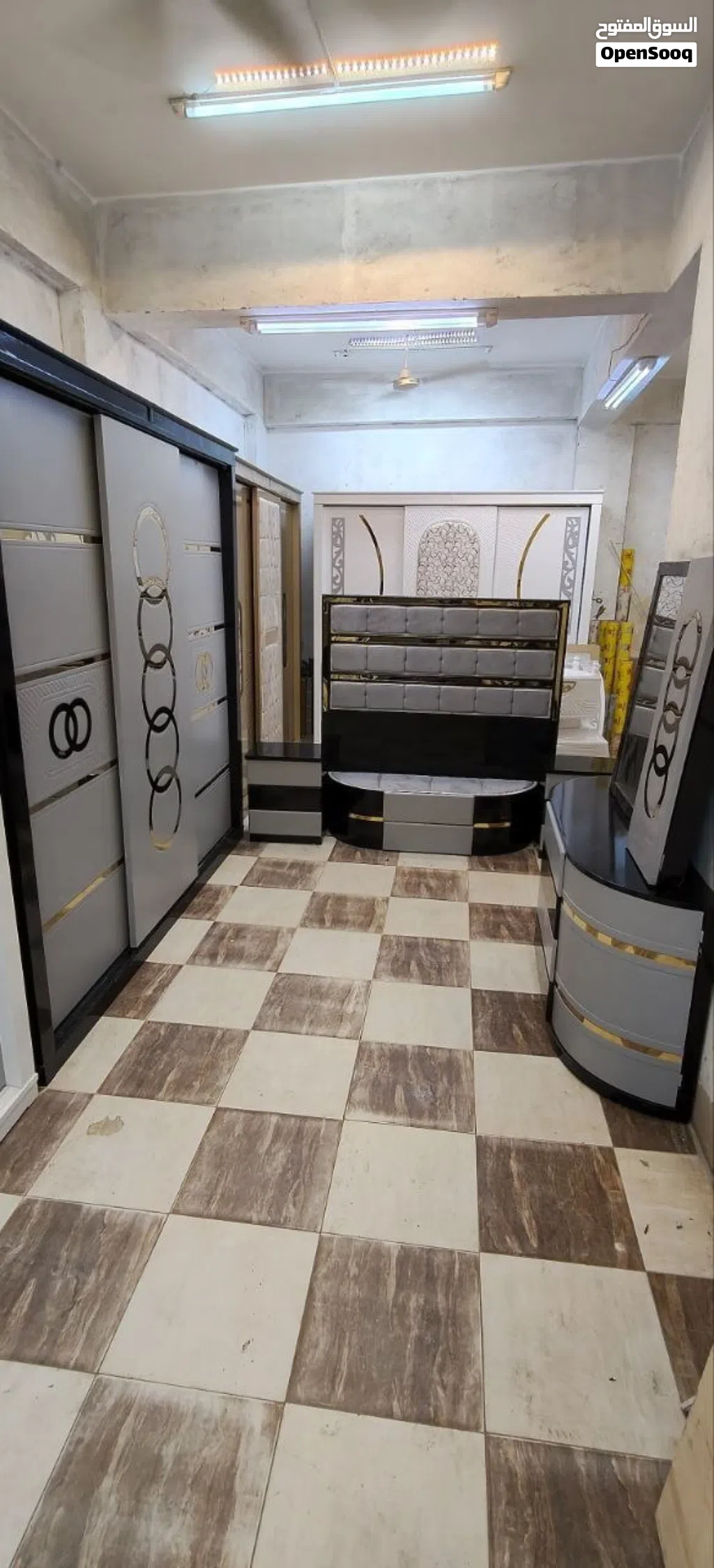 غرفه نوم مودرن خشب كونتر Furniture oh