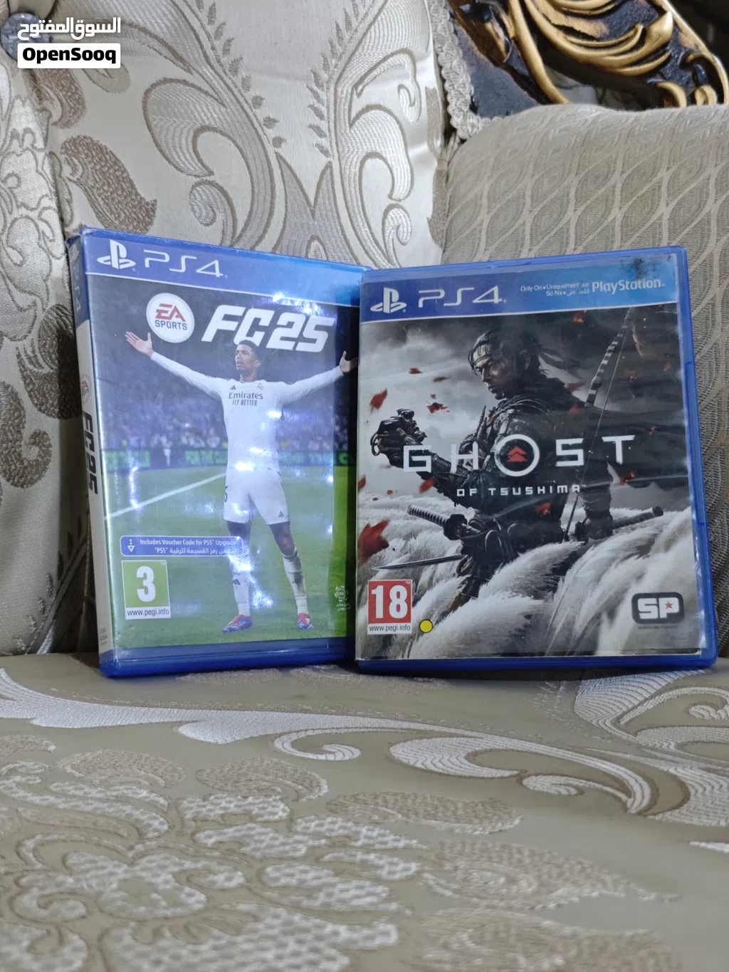أقراص ps4 مستخدم