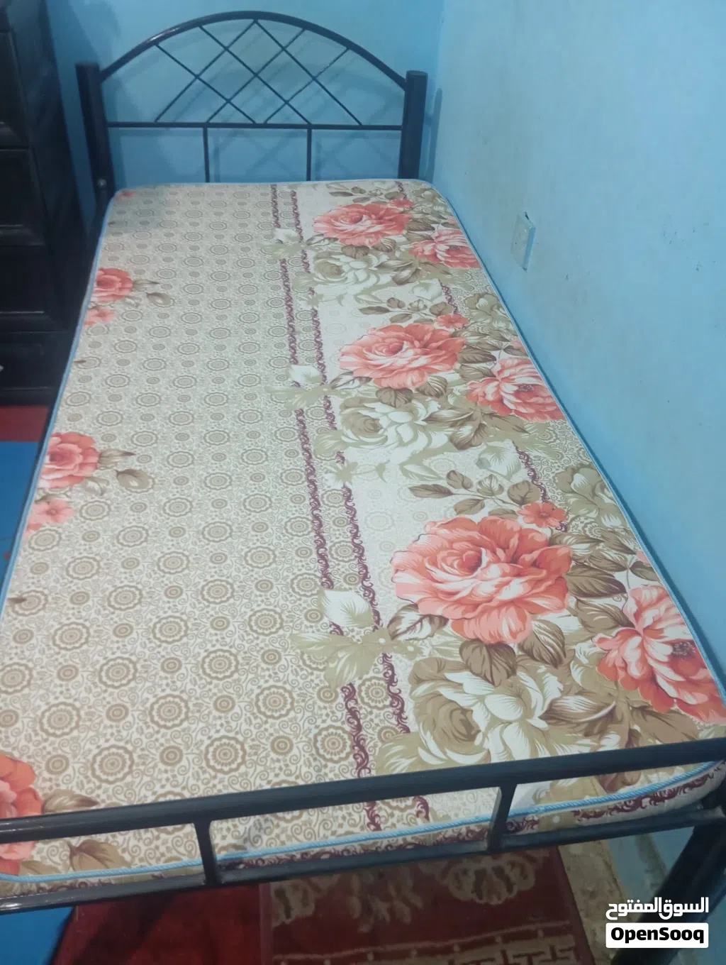 سرير حديد مقاس نفر