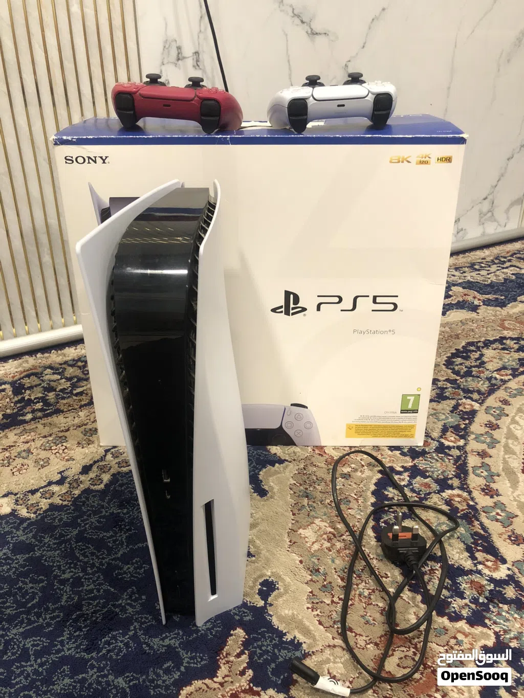 Ps5 الوصف مهم للبيع مع جهازين جداد و حساب لعبه جراند