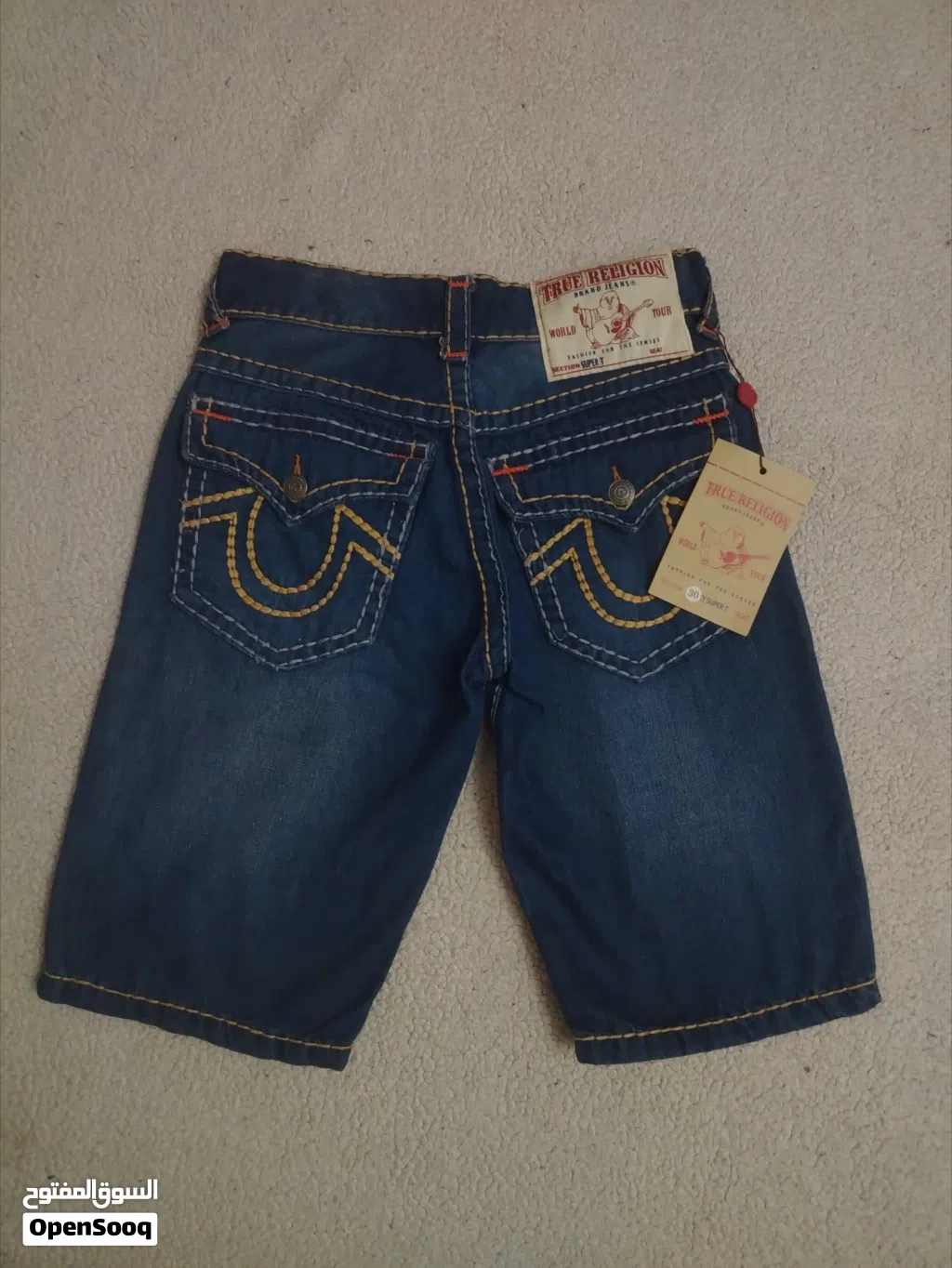 شورت TRUE RELIGION قياس 30 جديد بليبل