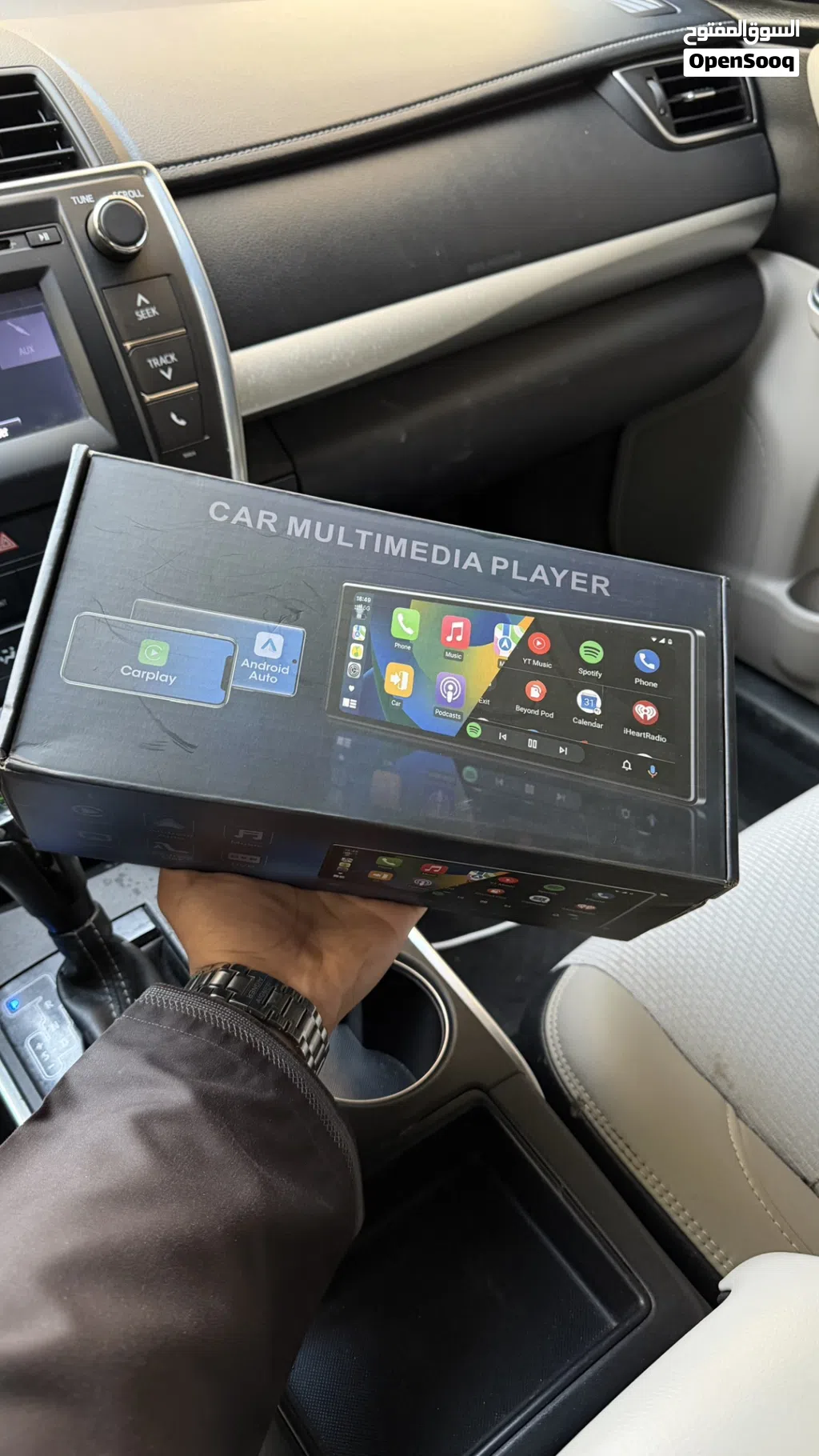 شاشة سيارة ذكية جديدة – CarPlay + Dash Cam + خرائط جوجل بسعر مميز