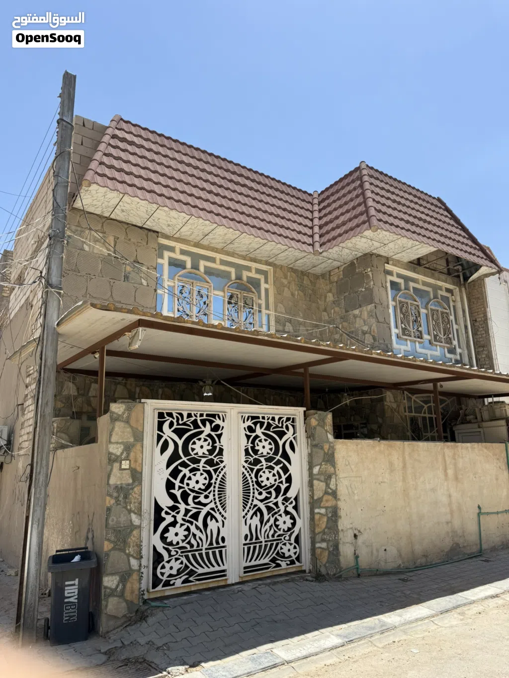 بيت 100متر ركن