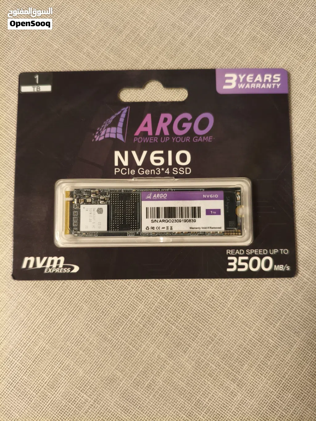 جديد مكرشم ARGO SSD M.2 1TB