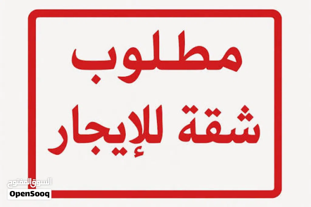 مطلوب شقة للايجار