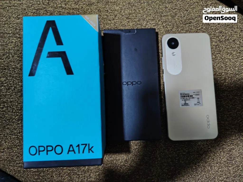 هاتف OPPO A17K للبيع بحاله ممتازه اقرأ الوصف