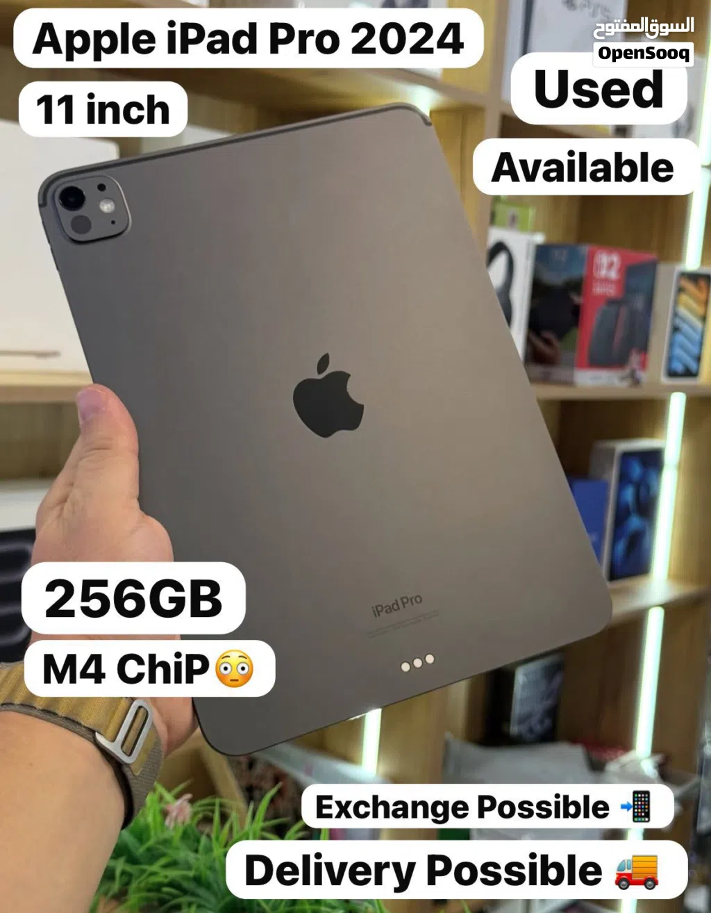 Apple iPad Pro M4 chip 256Gb 11 inch 100% Battery health Amazing Clean good condition
