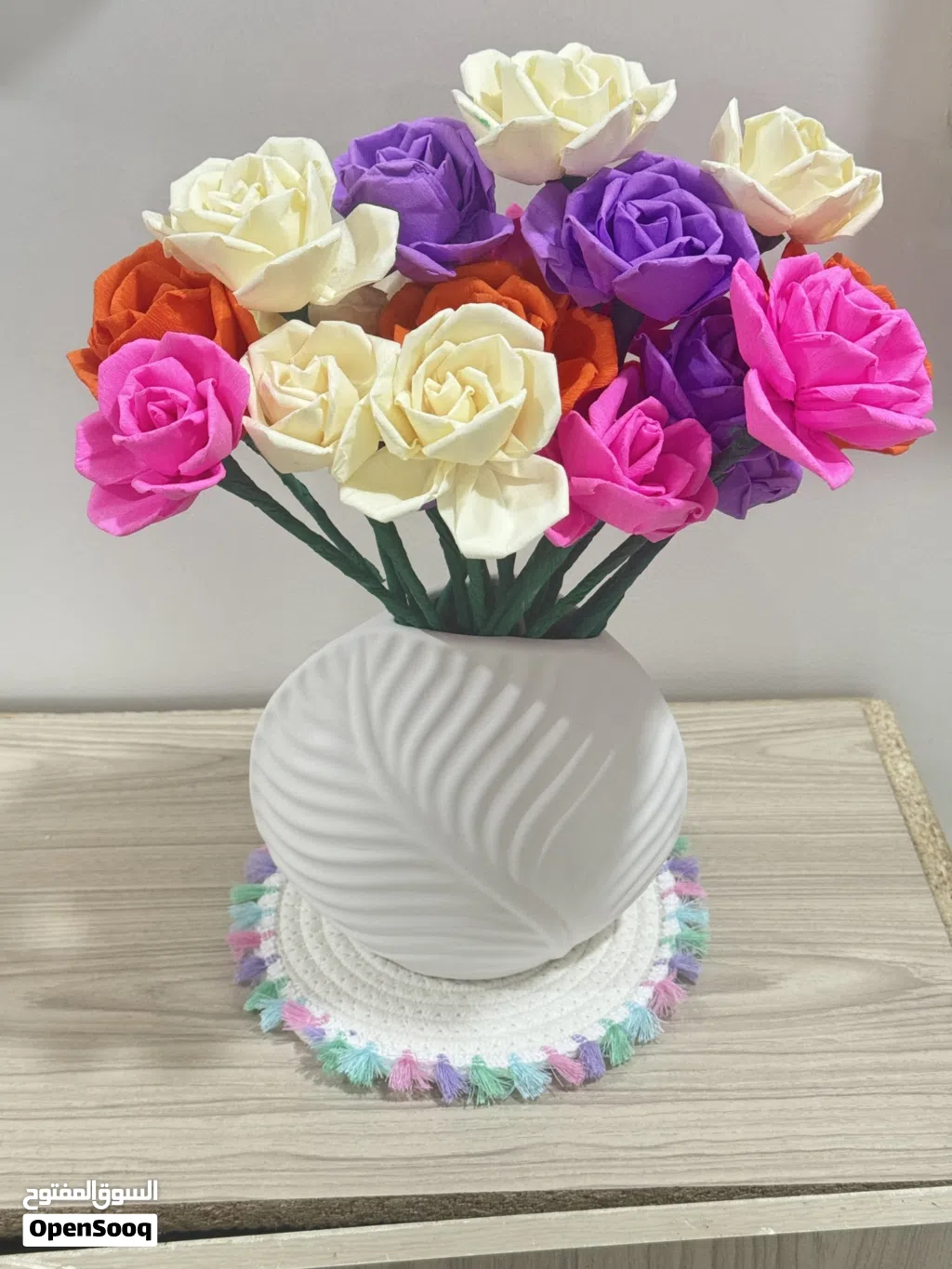 “Beautiful handmade paper flower arrangement for sale...