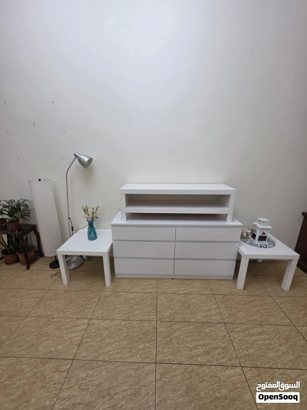 IKEA TV table, Coffee table & Chest drawer for sale