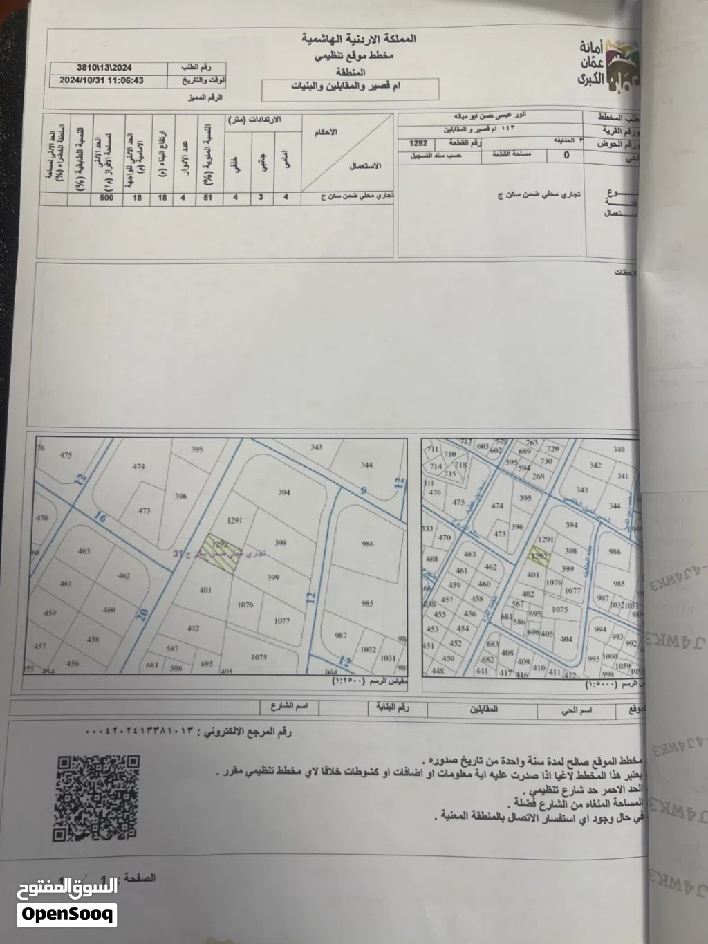 قطعة ارض تجاري المقابلين