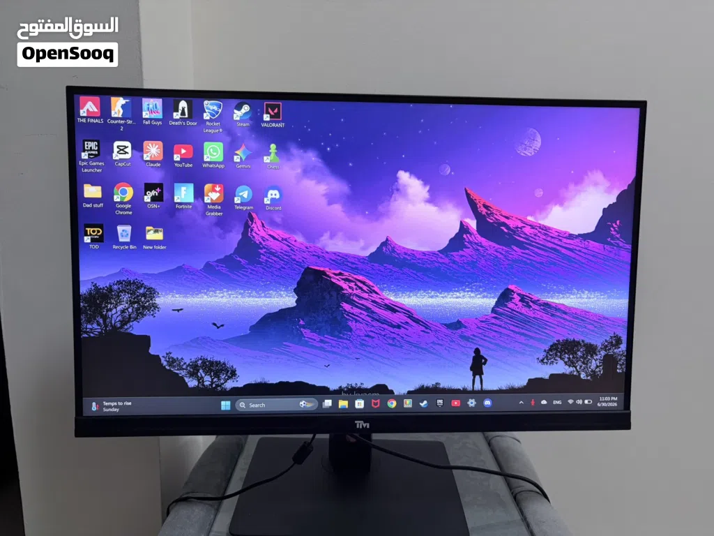 Monitor : TM272QEشاشة قيمنق مستعملة