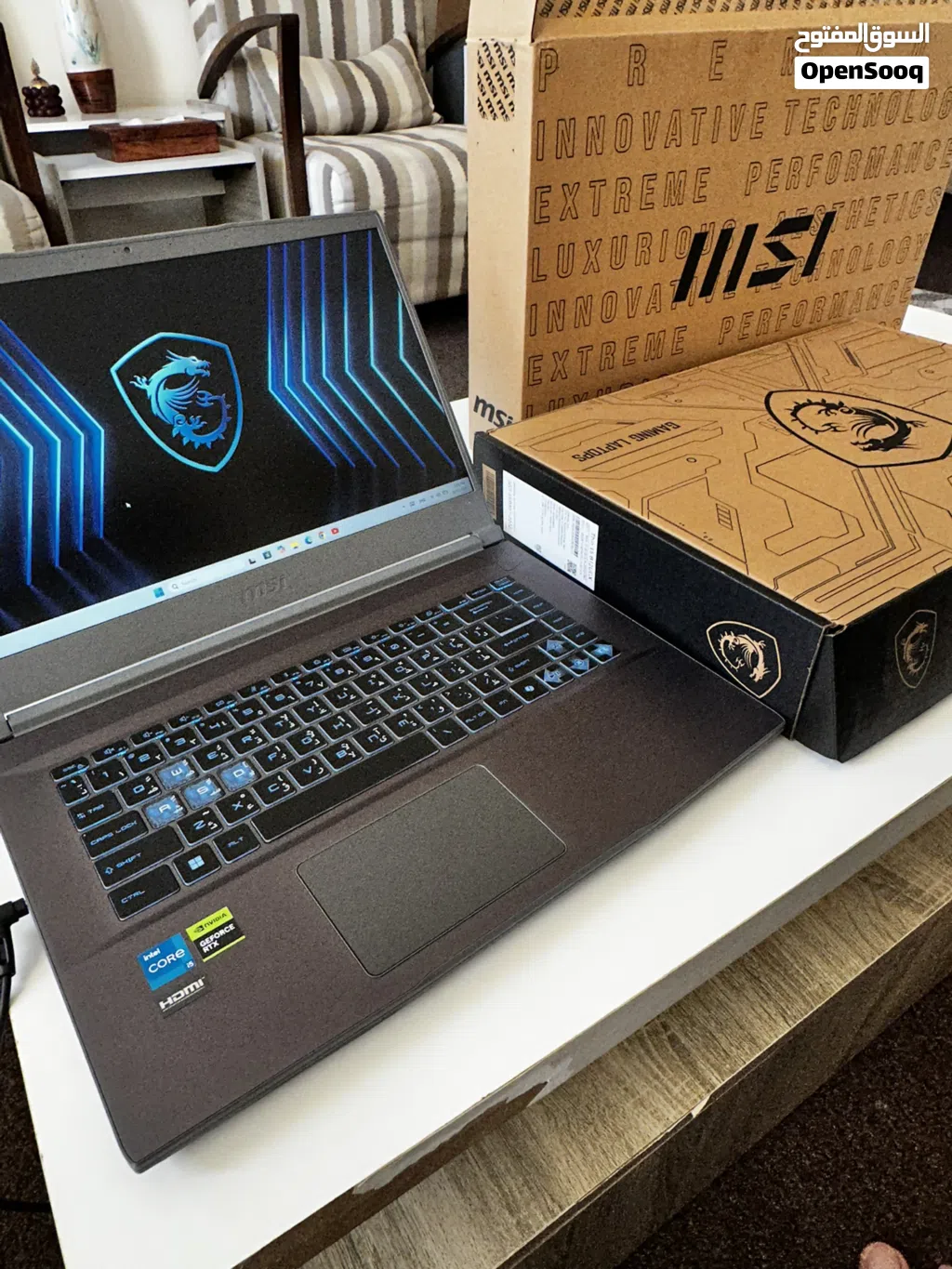 Msi gaming Core i5 جيل الثاني عشر شبه جديد
