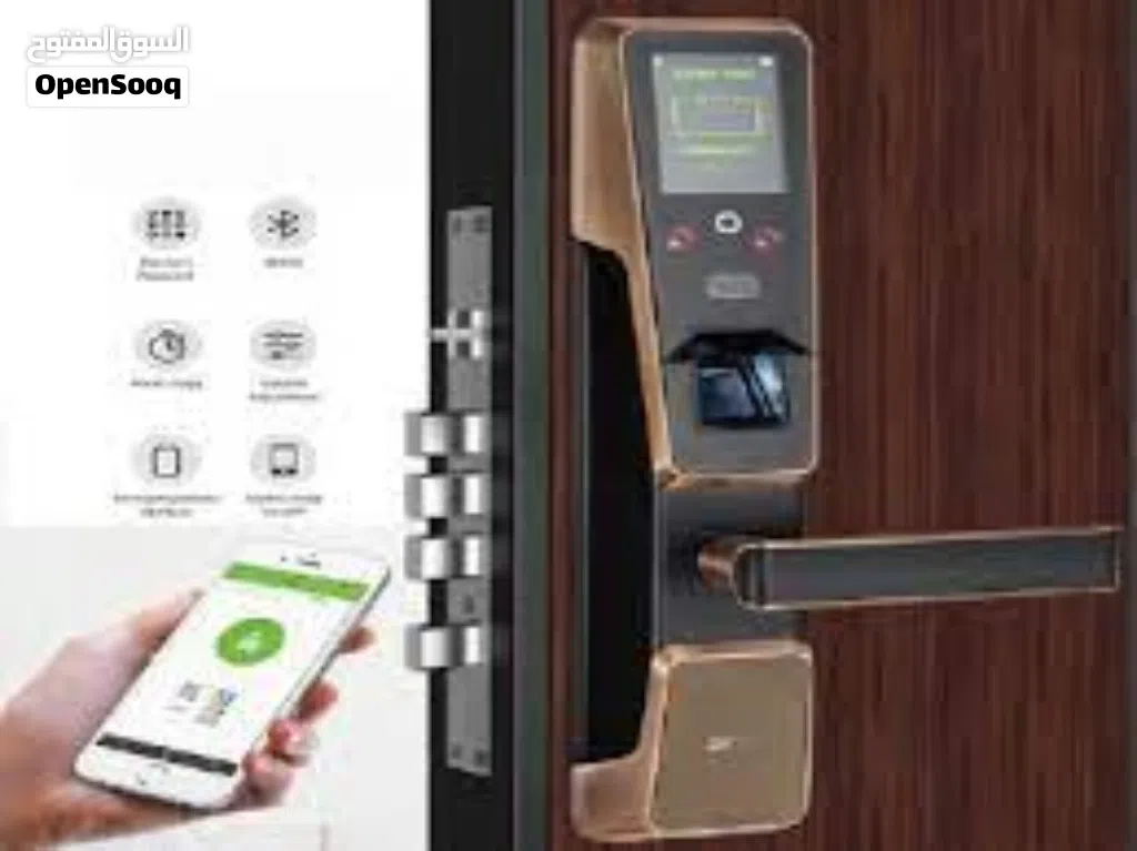 قفل ذكي ZKTeco ZM100 – بصمة وجه + بصمة إصبع + كرت ذكي – أمان متطور وحماية مثالية للأبواب