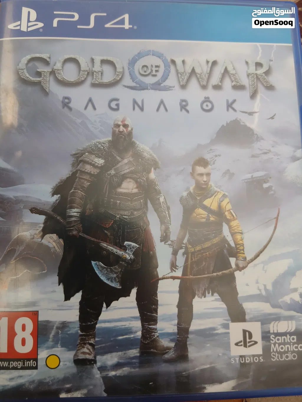 قرص لعبة GOD OF WAR RAGNAROK