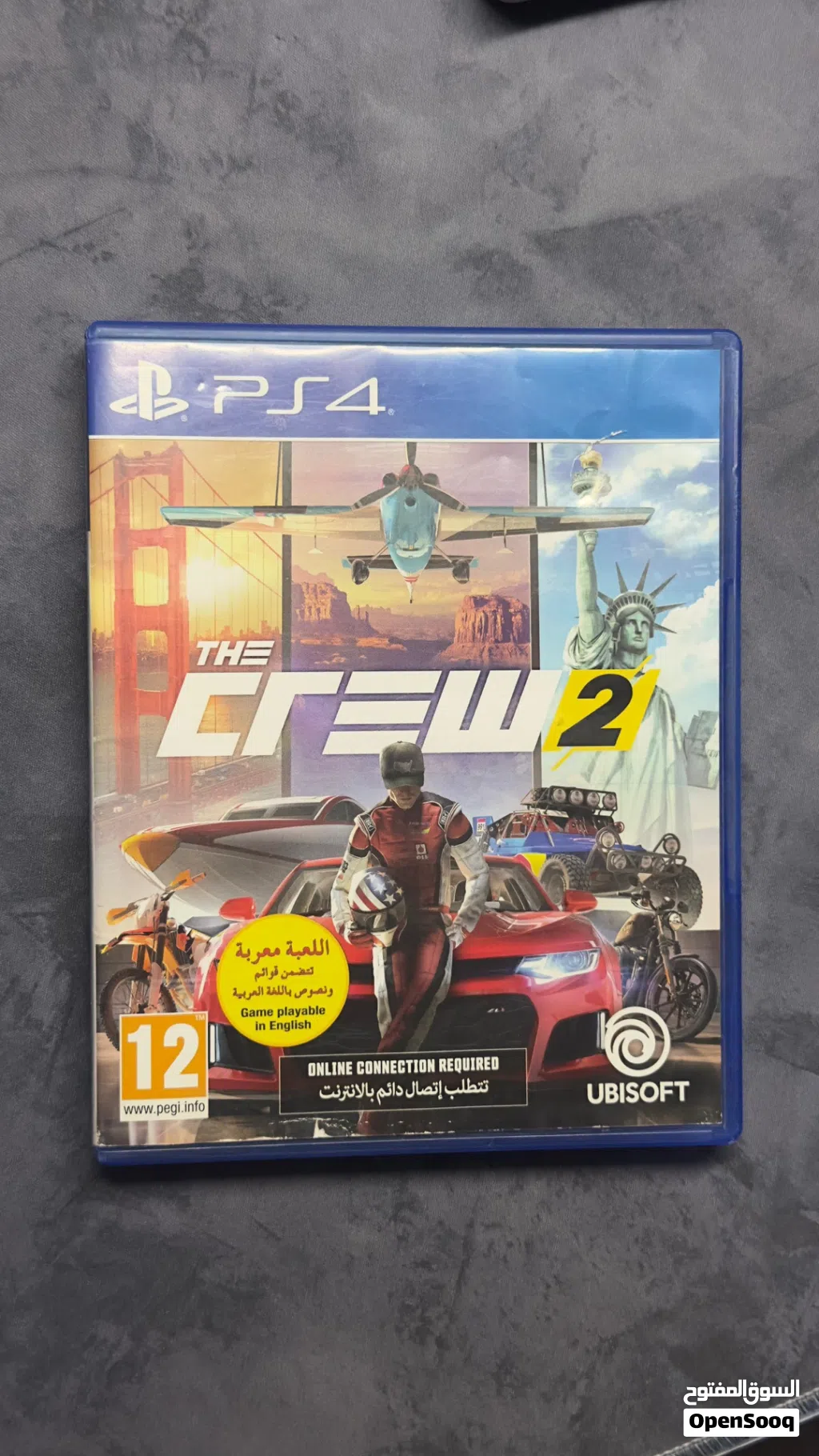 شريط بلايستيشن 4 للبيع THE CREW