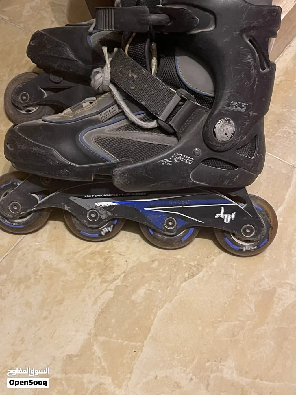 سكيت حذاء تزلج Hy-Skate أصلي، مقاس قابل للتعديل (39-36)