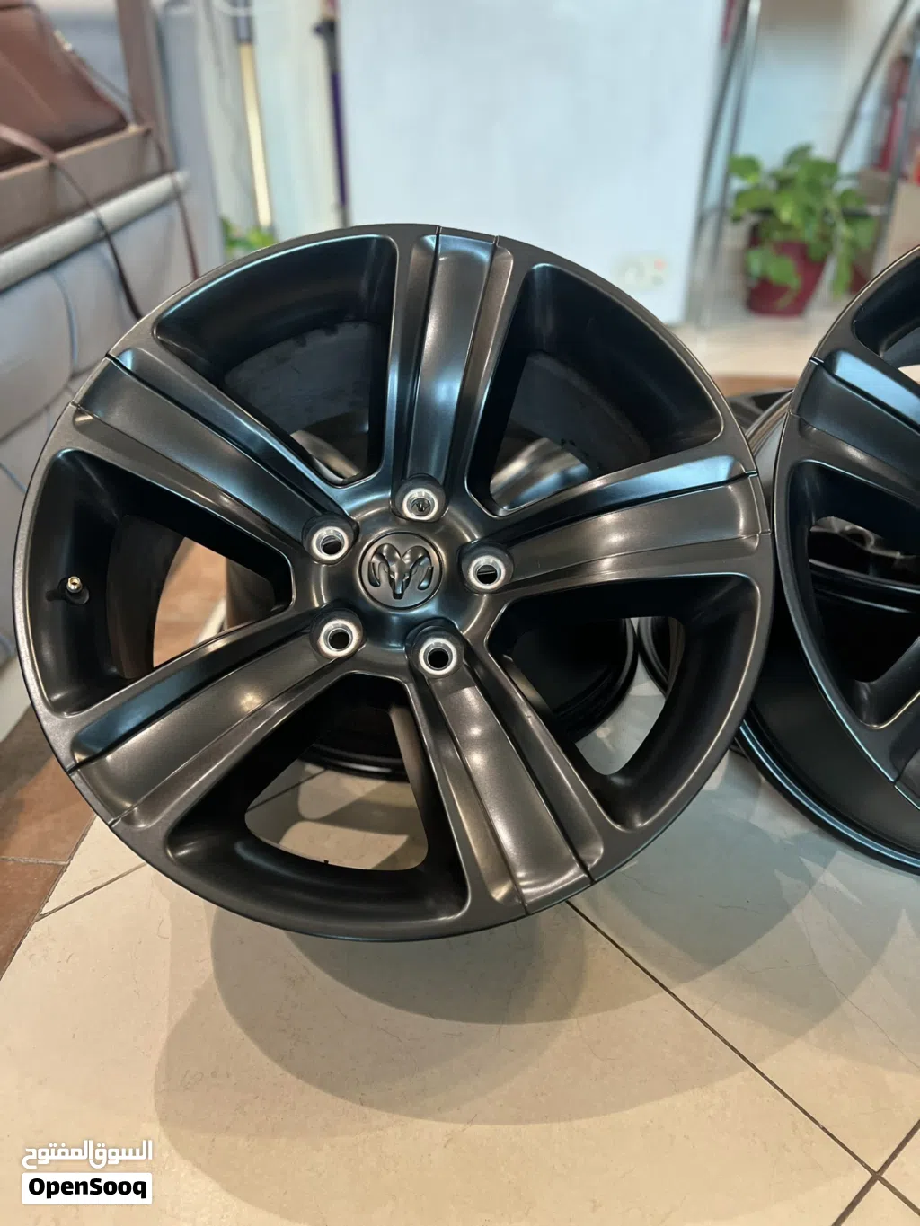 20” RAM 1500 Stock Rims – Matte Black OEM Wheels Excellent Condition