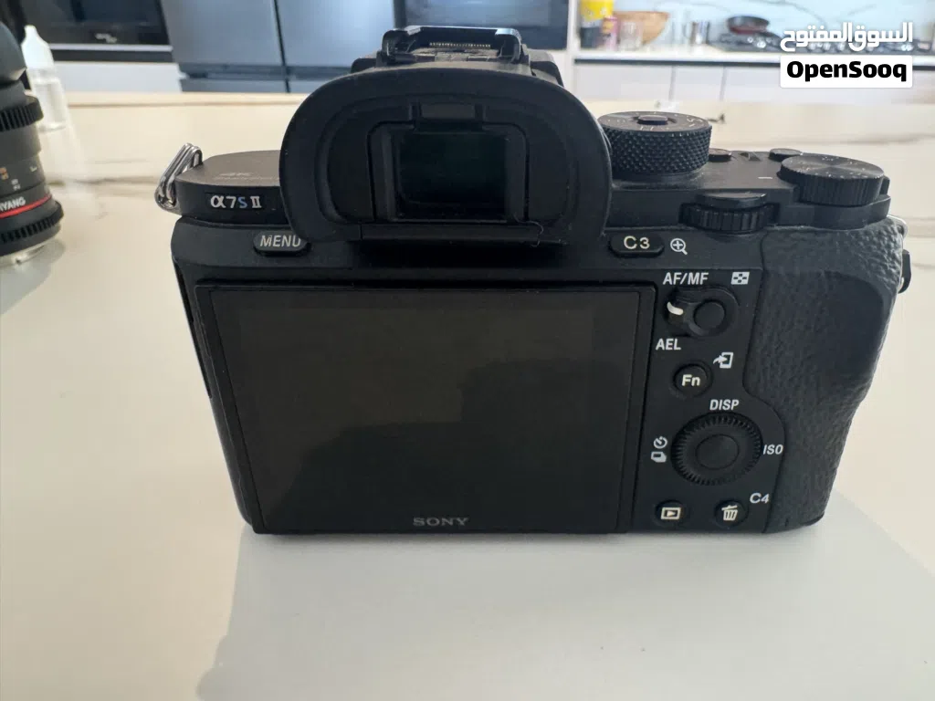 Camera Sony alpha a7s II + adapter + canon lens بافضل سعر