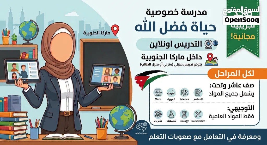 مدرسة خصوصية للمراحل الابتدائية والاساسية