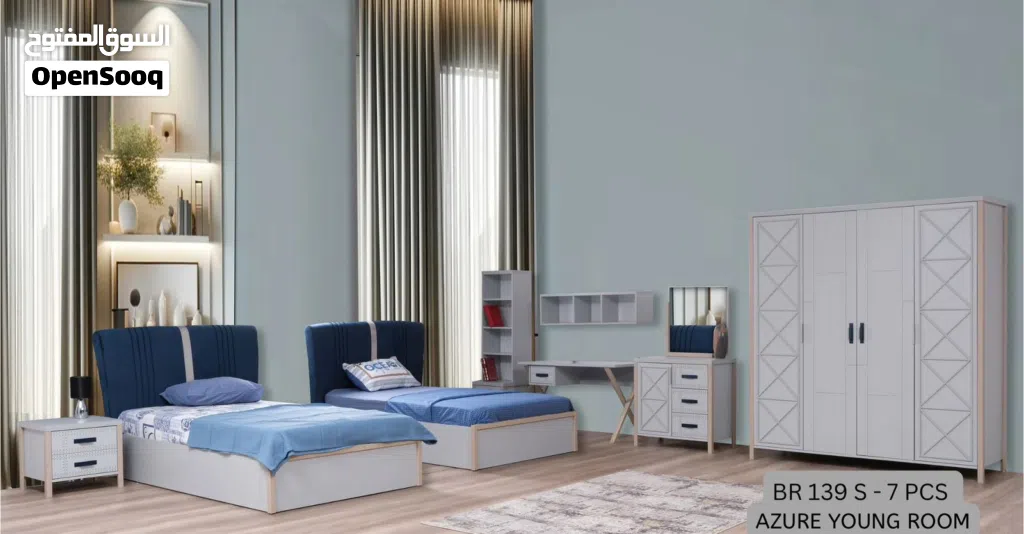 غرف نوم توينز صيني وتركي وتايلاندي أسعار تنافسية وجودة مميزةTwin Bedroom Sets Chinese, Turkish &