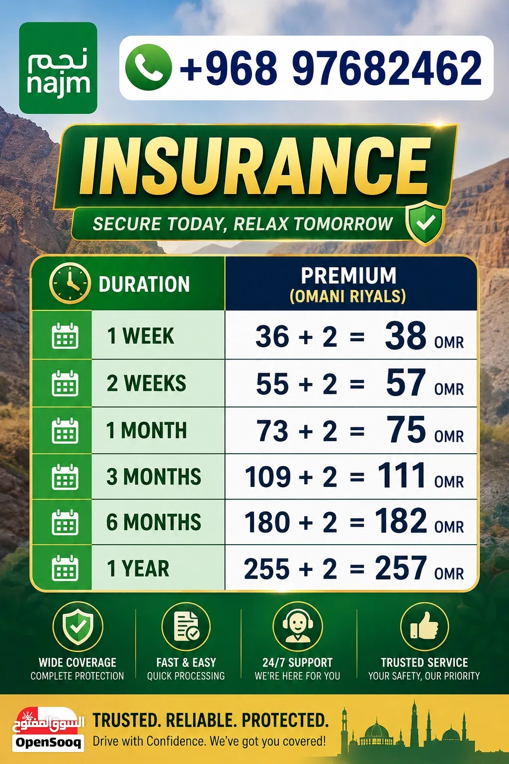 Najm Insurance for Saudi Arabia