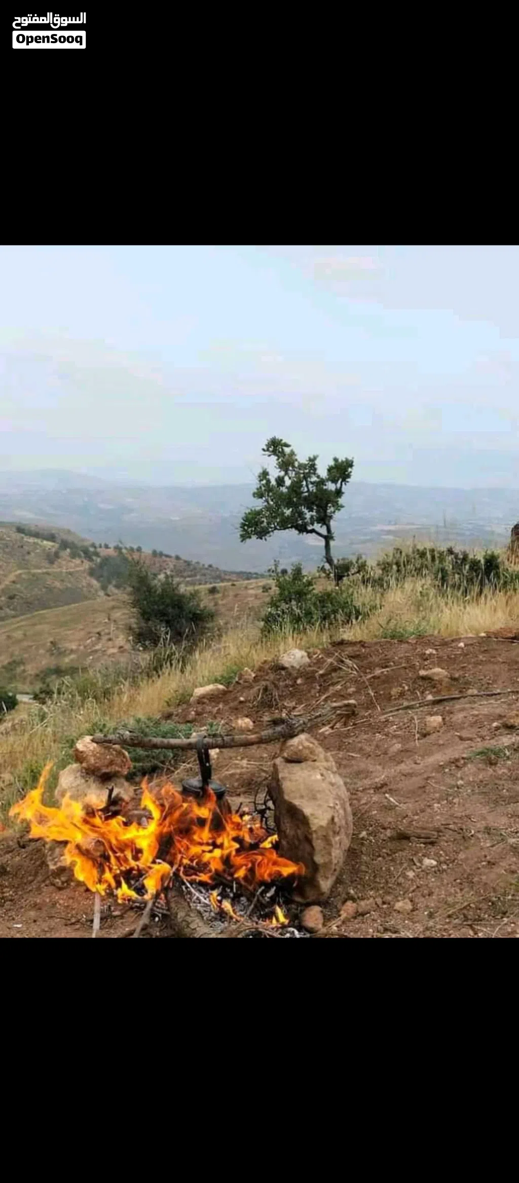 قطعه أرض مساحتها 3دونم 400متر غرب جرش برما مطله على مناطق السلط تصلح لعمل شليه او مزرعه