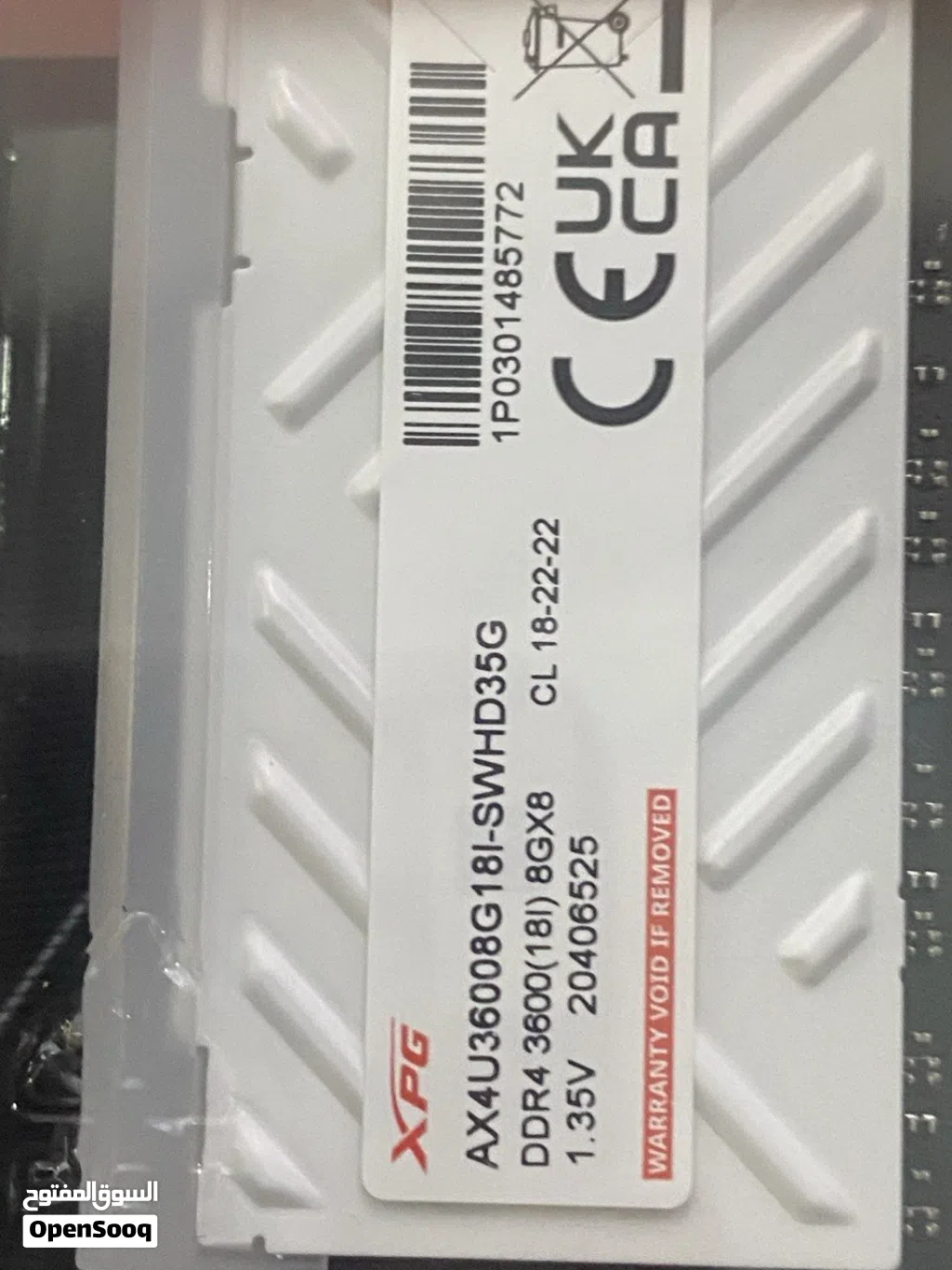 قطعين أو قطعة RAM DDR4 3600MT/s جديد