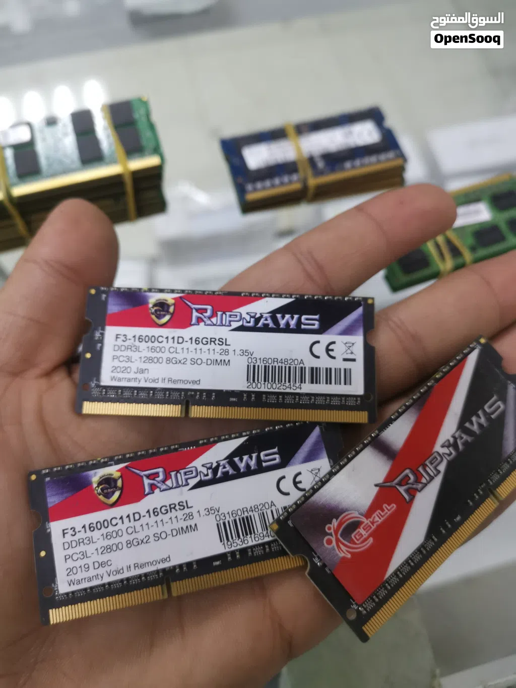 ذاكرة العشوائية RAM DDR3L DDR2 لاب توب كمبيوتر