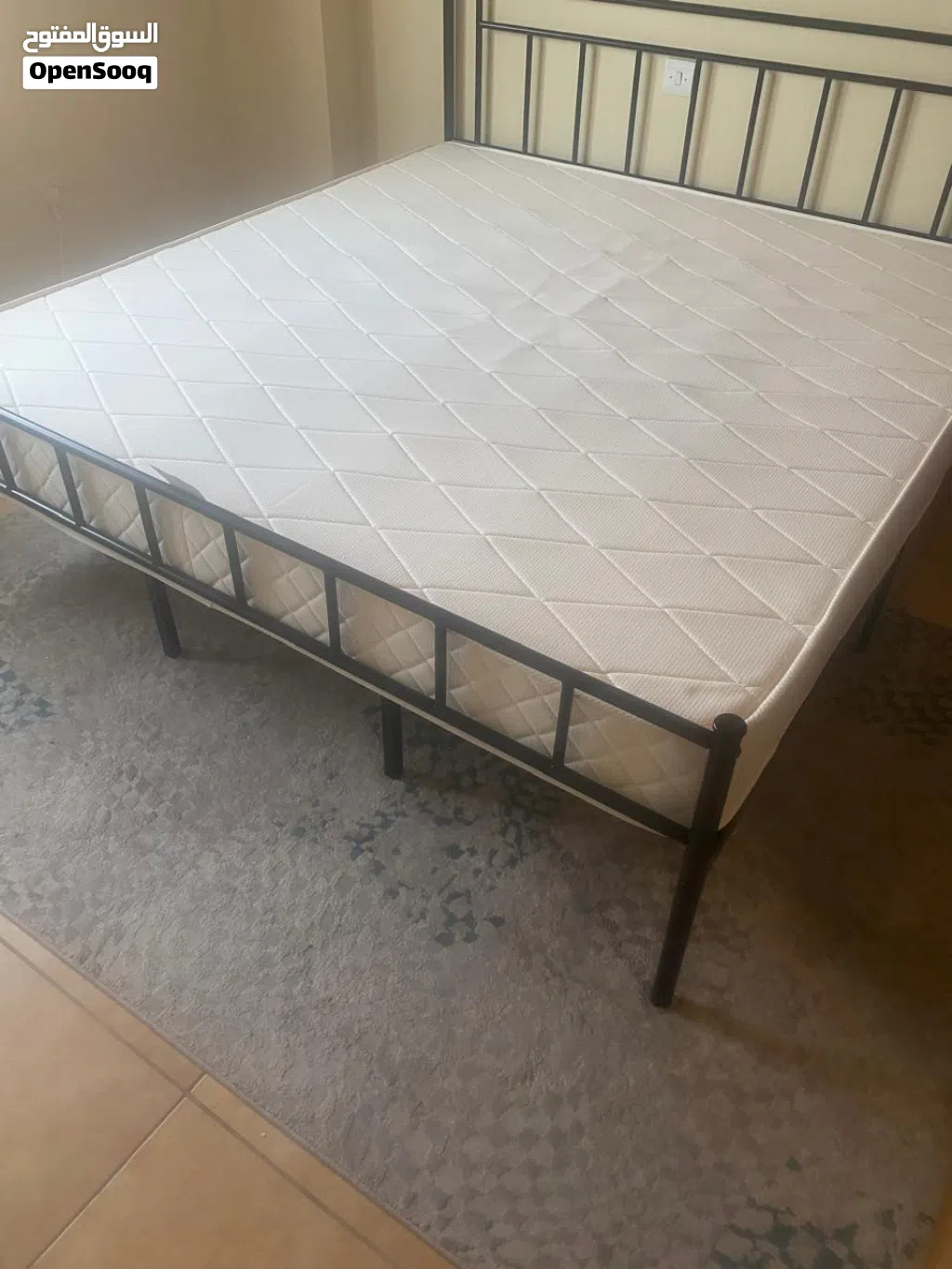 Like-New Double Bed & Mattress – Barely Used!