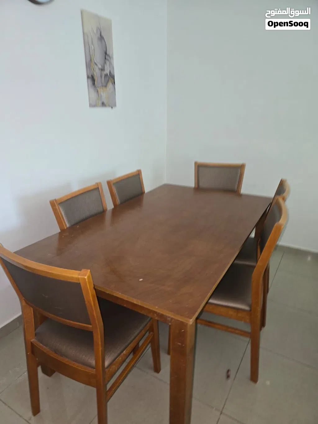 طاولة سفرة 6 اشخاص