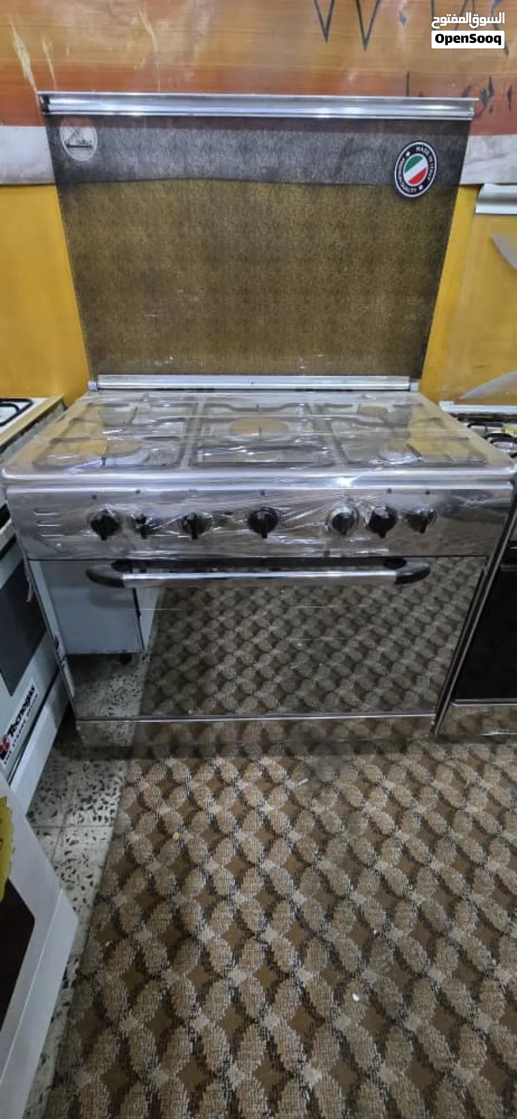 فرن اكس بير خمس عيون استيل نظيف جدا ايطالي