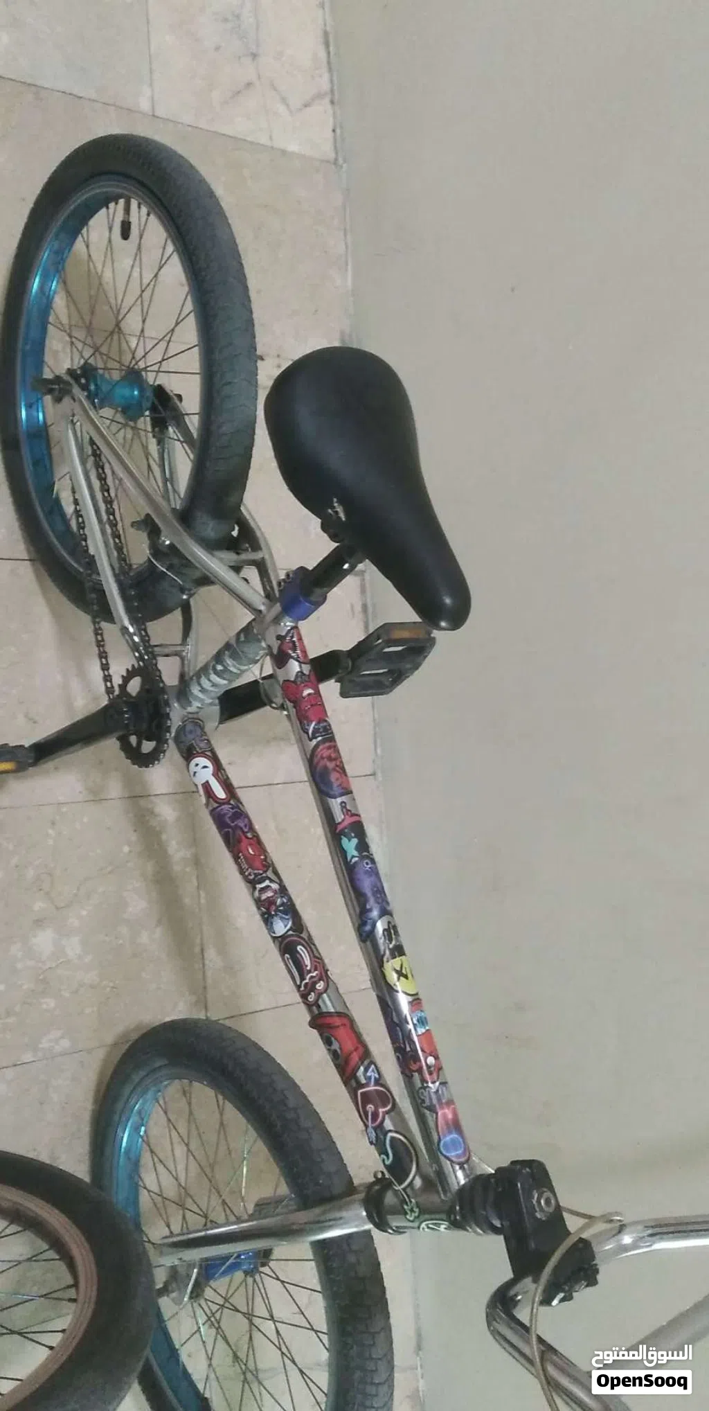 جاري bmx الهيكل والتواير سنايبر والكرسي dk والقلب stln bikes
