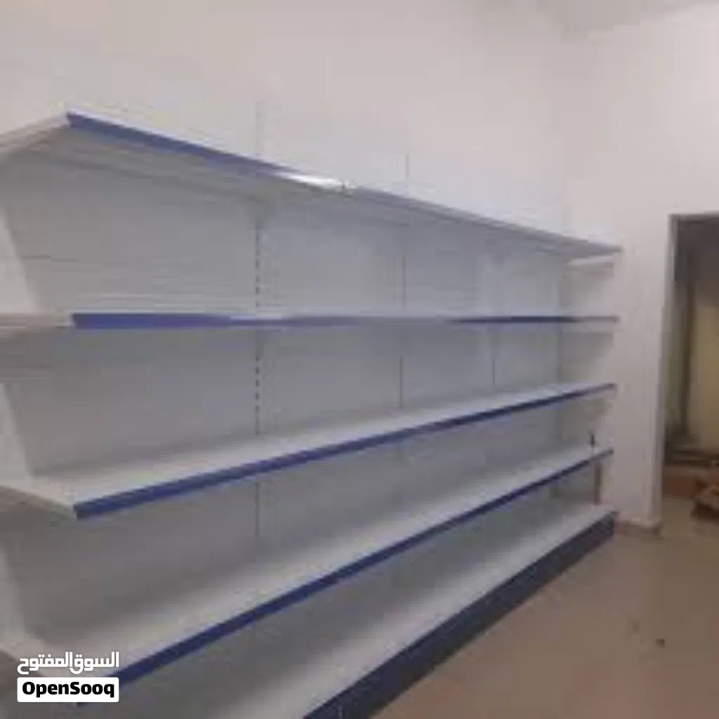 مطلوب للشراء رفوف محلات مستعملة بحالة جيدة