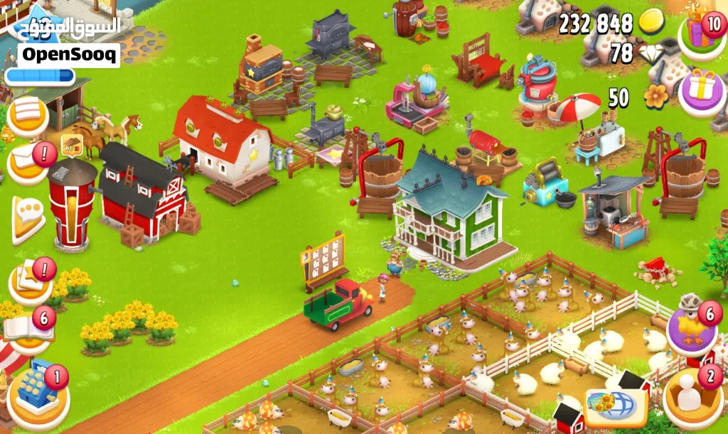 حساب Hay Day مميز للبيع - ليفل 43