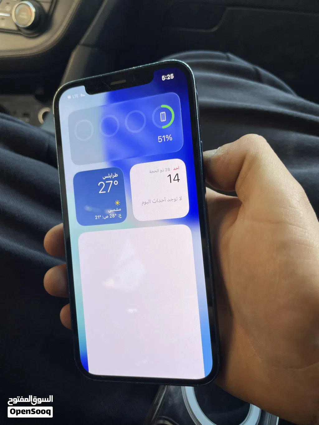 ايفون 12 مش مفتوح 128 قيقا بتارية 80