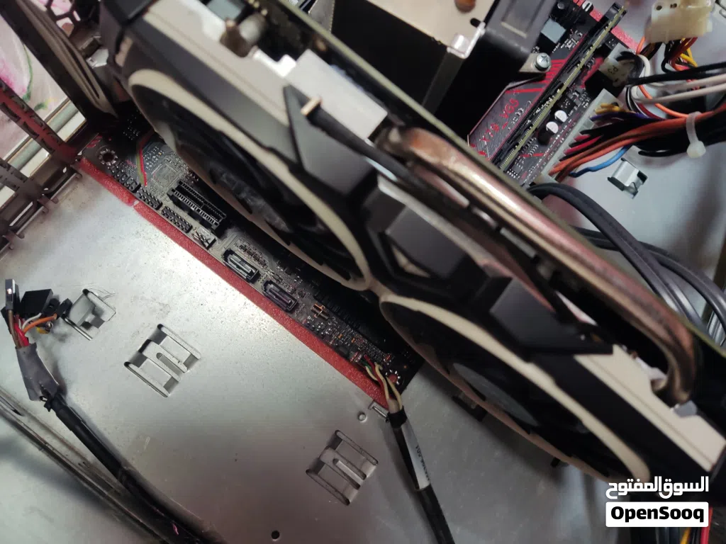 كيس ألعاب رخيصة معالج زيون وكرت RX580 (الوصف مهم )