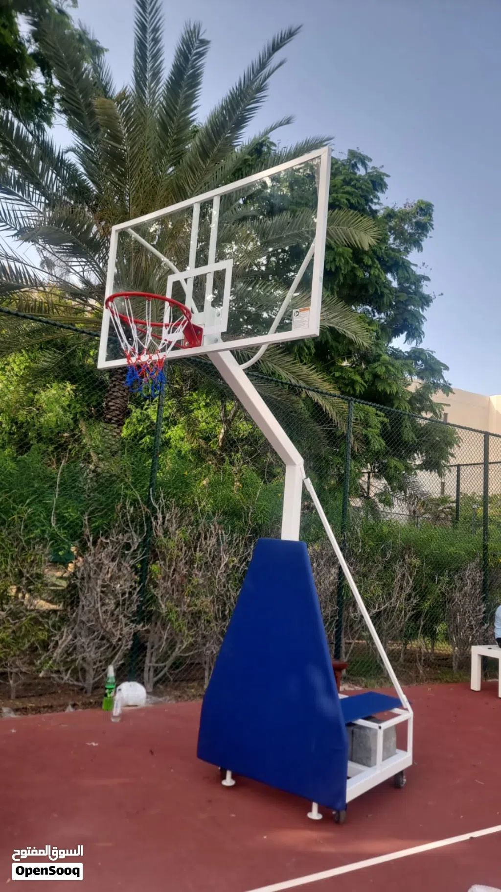 2x Portable Sports Basketball Stands ستاند كرة سلة احترافي عدد 2