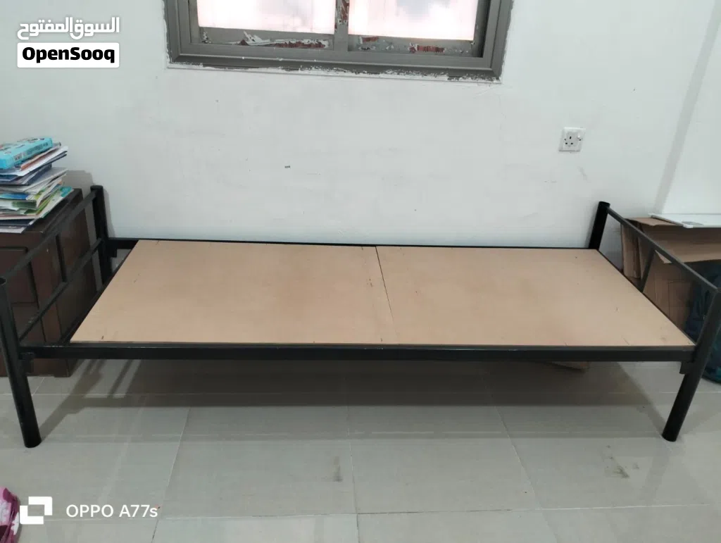 Single iron bed with full ply covered, only 5 kd