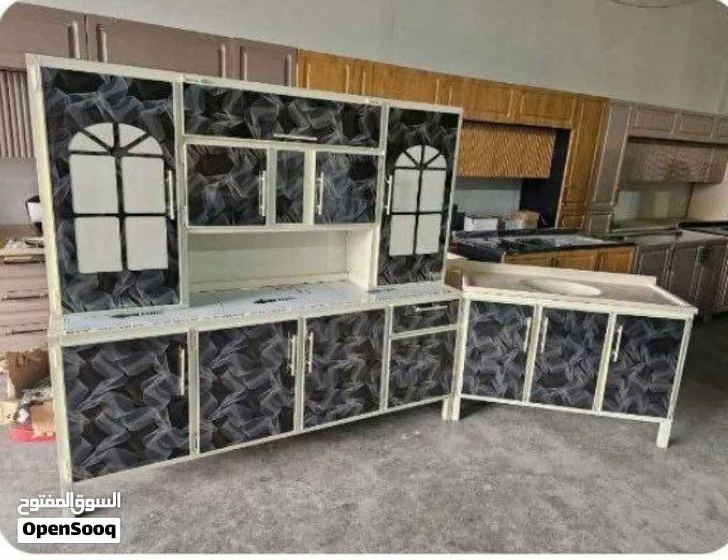 ما عليك بس احجز والطلب يوصل لباب بيتك كاونتر ارضي وملحق مترين مع سنك متر و20 مرمر