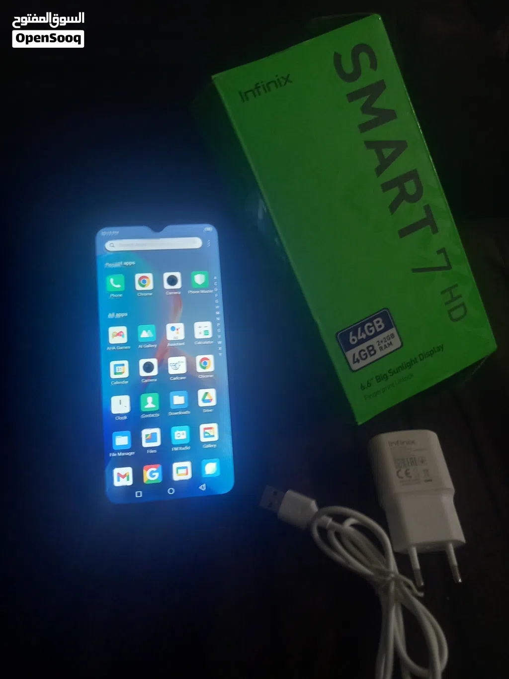 Brand New Infinix Mobile Phone with 64 GB Storage in Blue