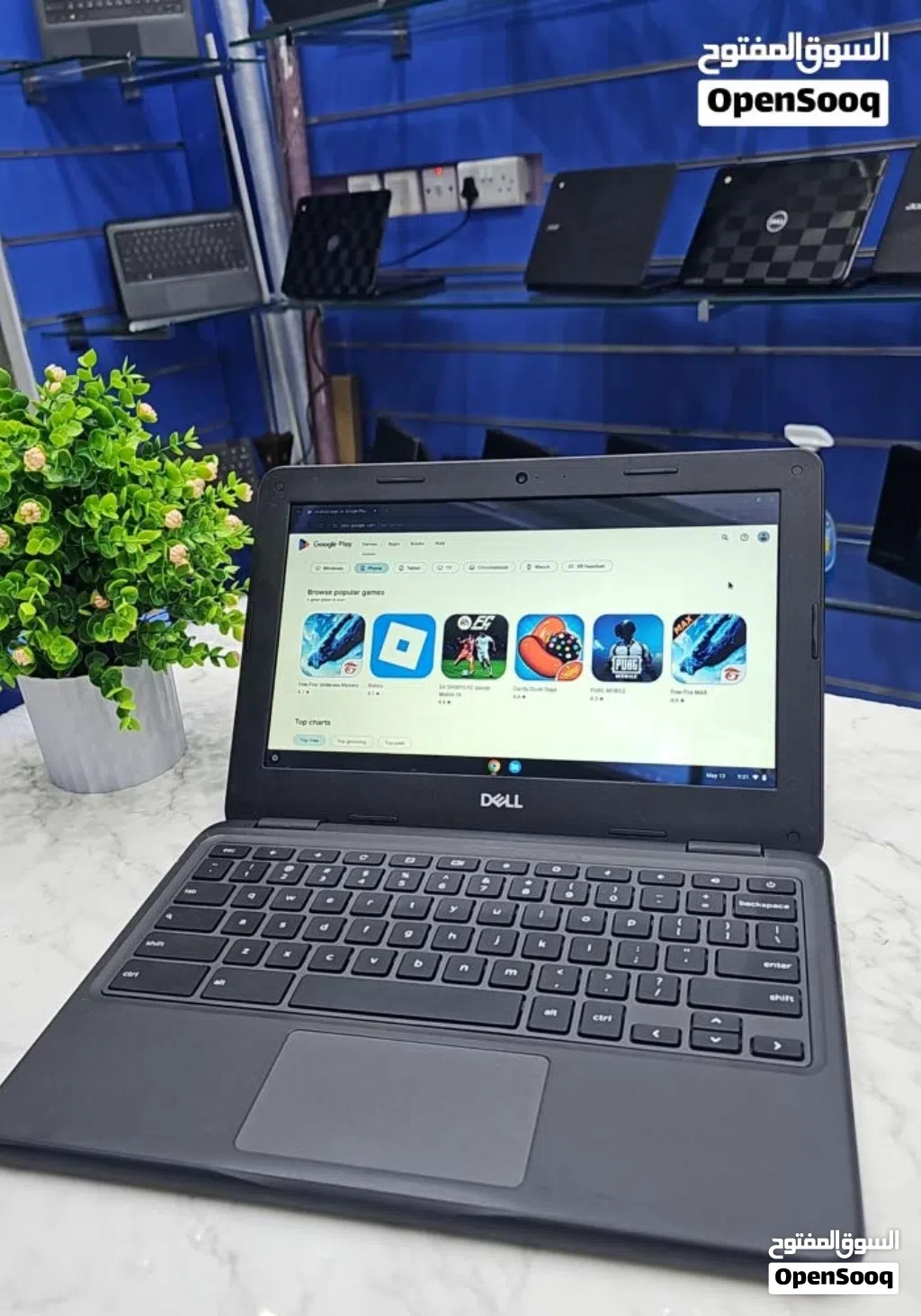 DELL CHROMEBOOK INTEL CELERON PROCESSOR 4GB RAM 32 GB STORAGE 11.6 INCH TOUCH SCREEN DISPLAY