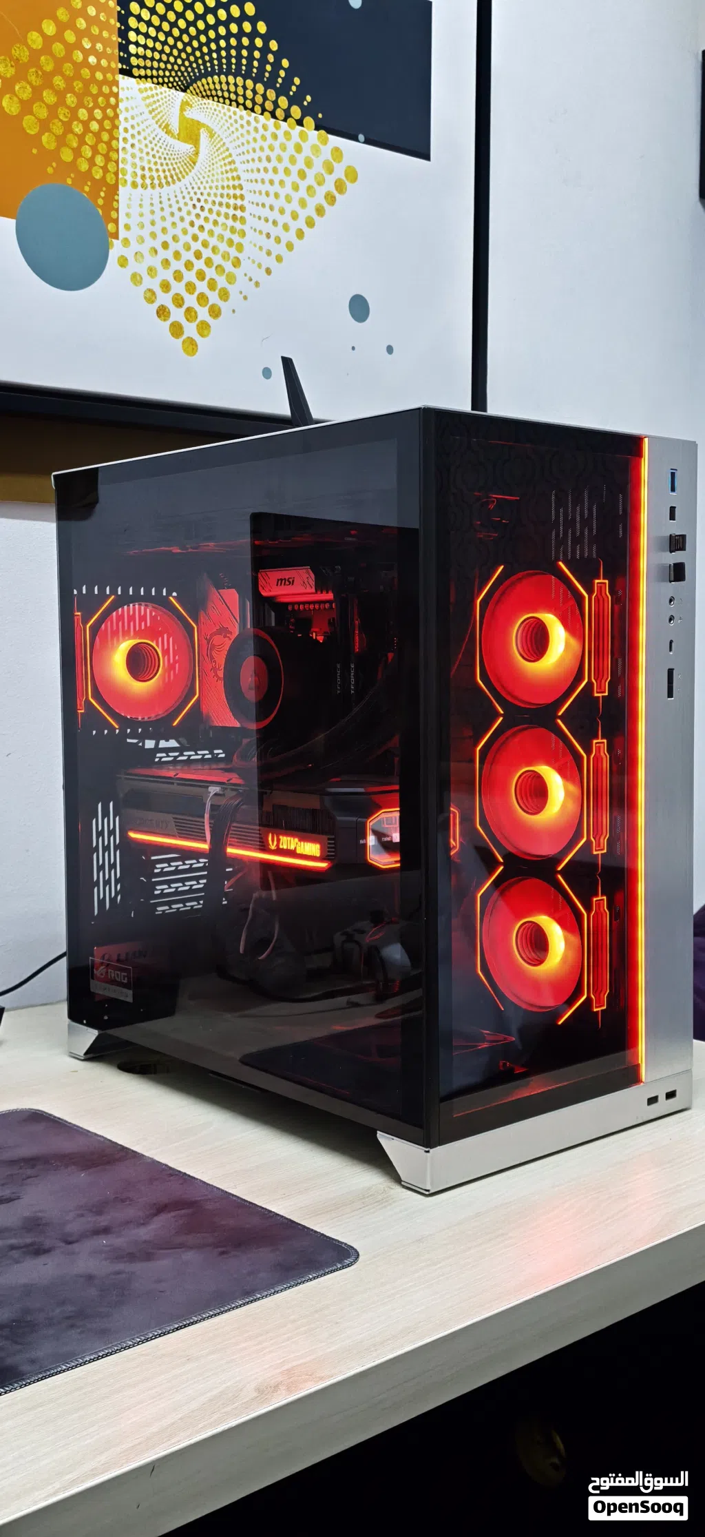 للبيع بيسي قيمنق جديد بمواصفات قوية for sale new high end gaming pc